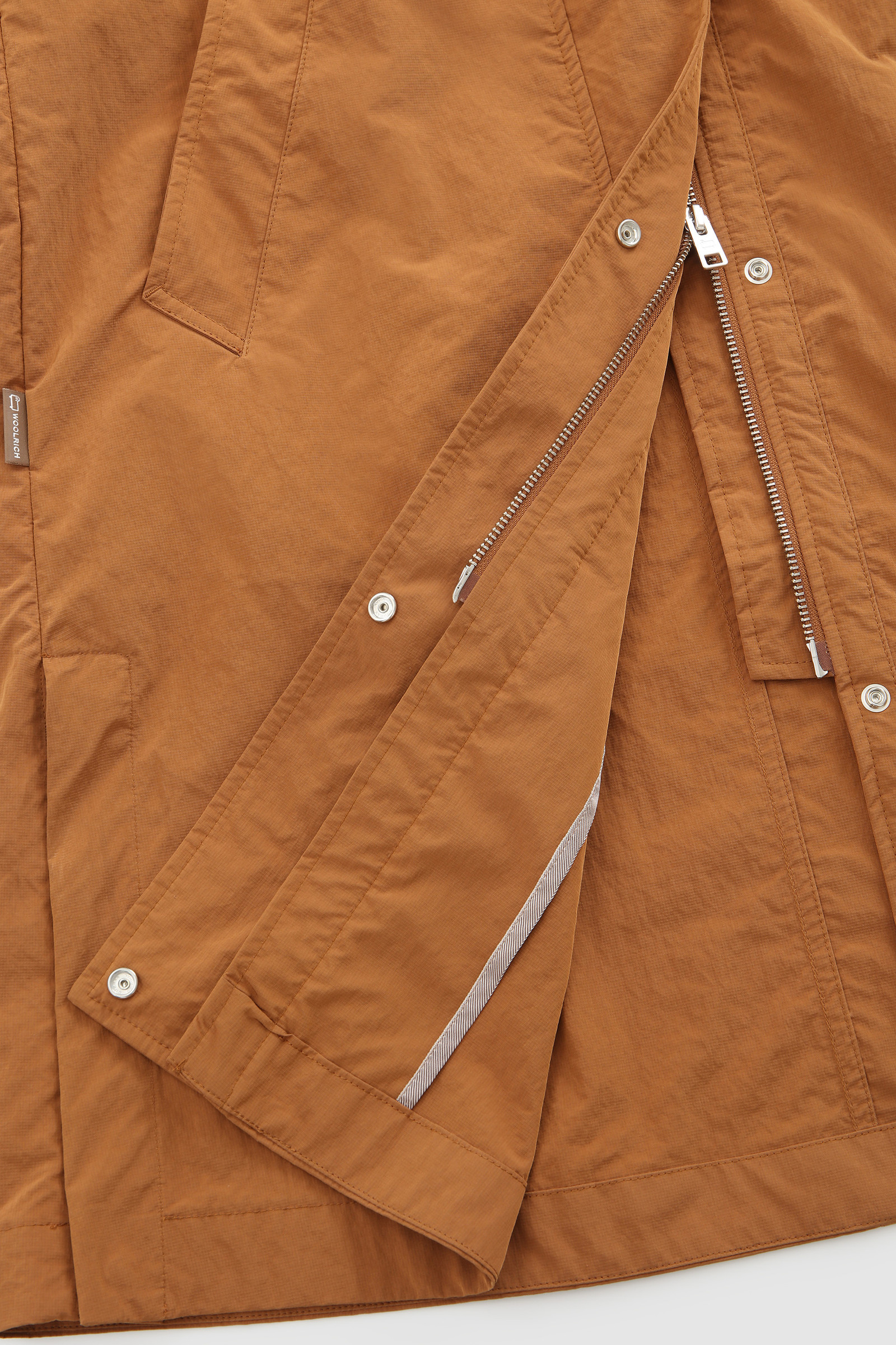 Briar Light Parka with Detachable Hood Brown photo 10 | Woolrich