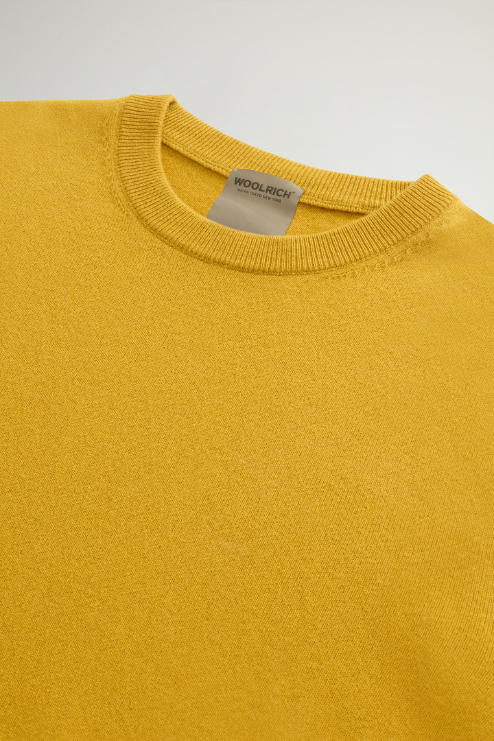 Pure Cashmere Crewneck Sweater Yellow photo 6 | Woolrich