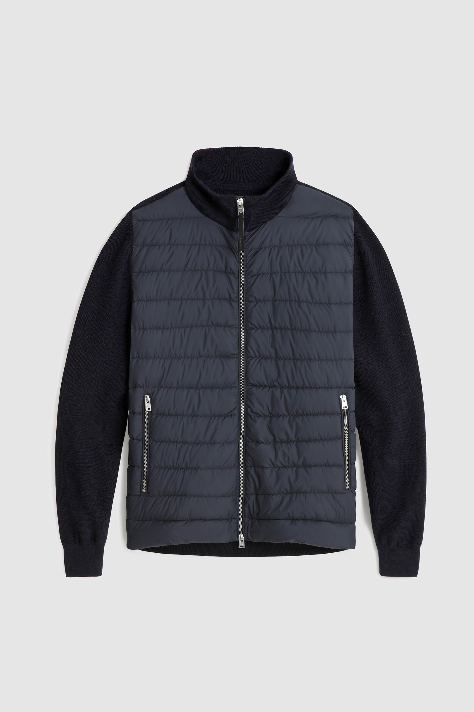 Quilted Sundance Jacket with Merino Sleeves Blue photo 4 | Woolrich