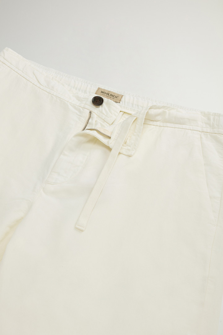 Garment-Dyed Cotton- and Linen-Blend Pants White photo 5 | Woolrich