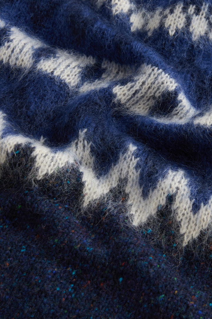 Fair Isle Sweater in Wool Blend Blue photo 8 | Woolrich