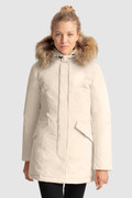 Luxury Arctic Parka with Removable Fur