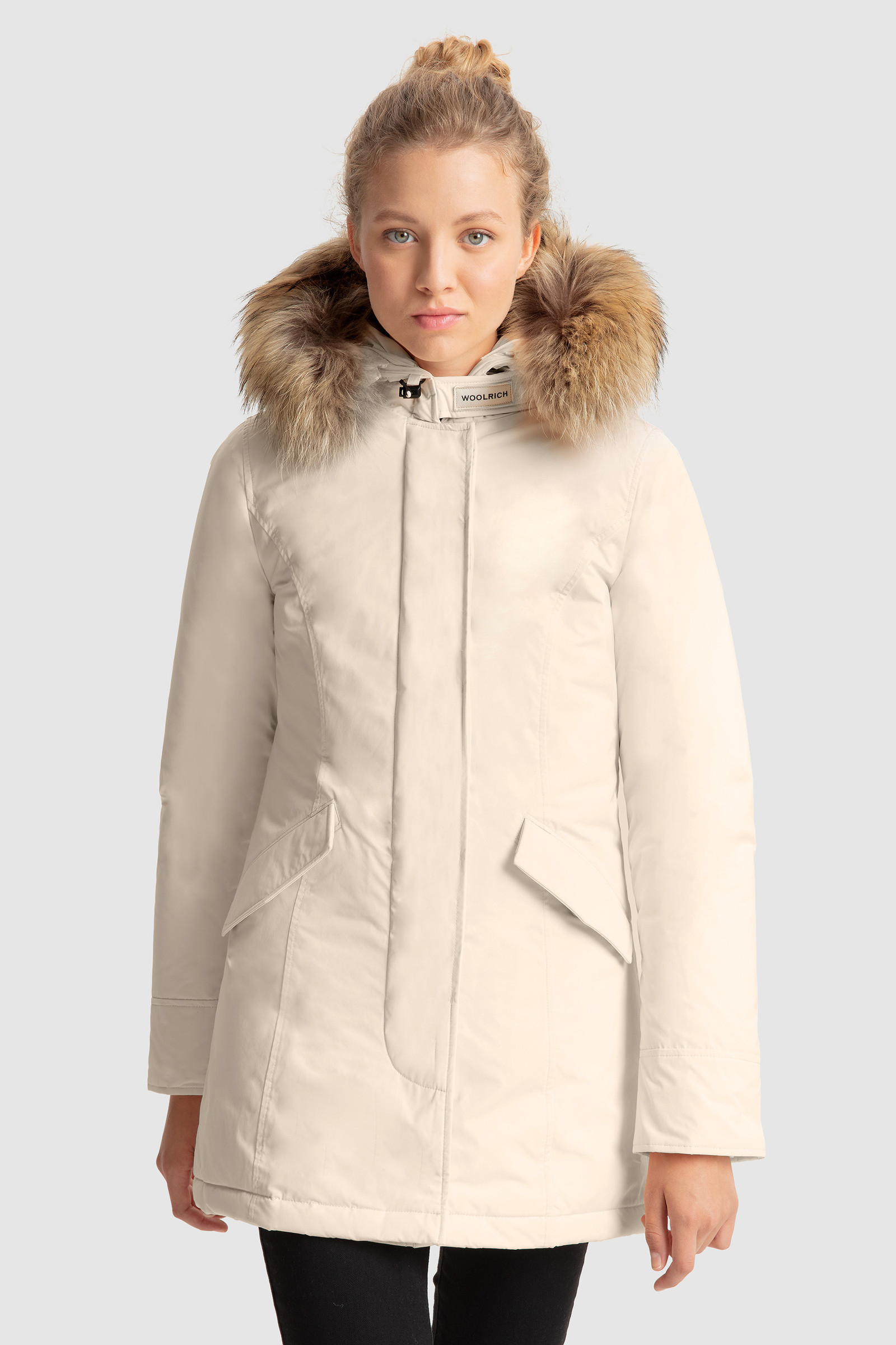 beige parka