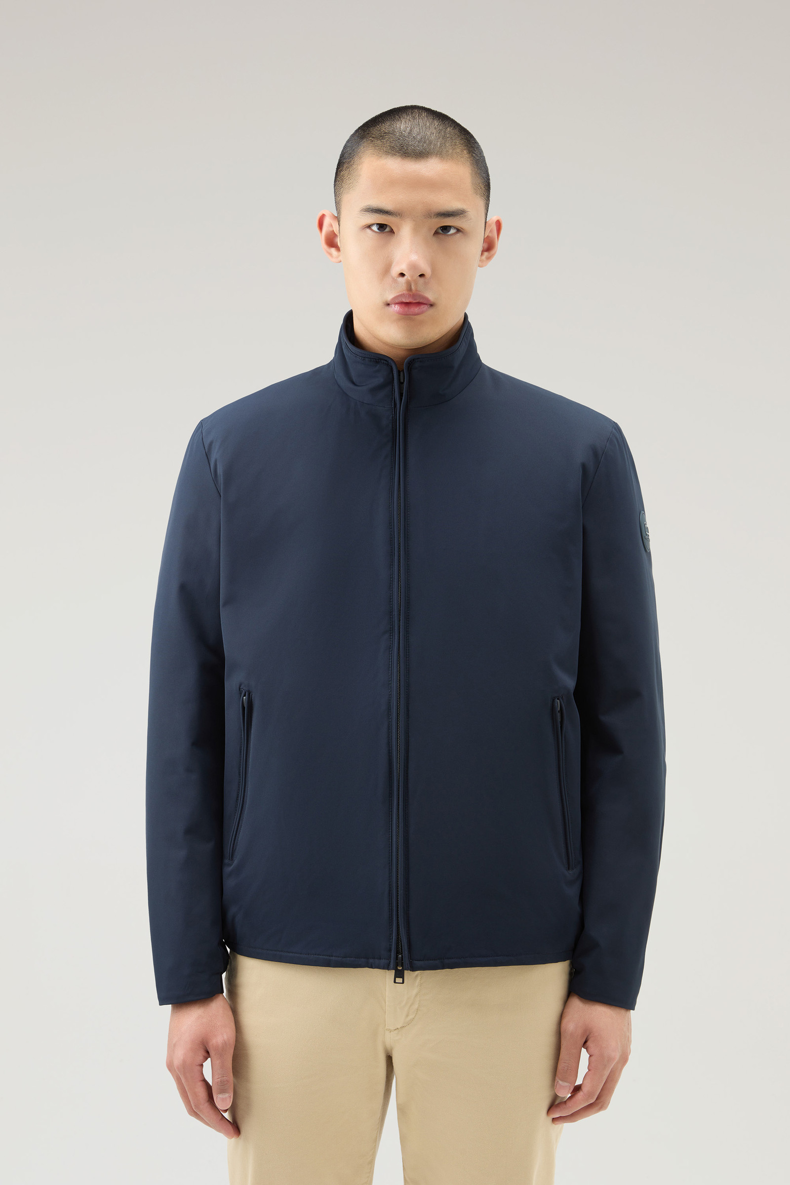 Men's Padded Sailing Bomber Blue | Woolrich USA