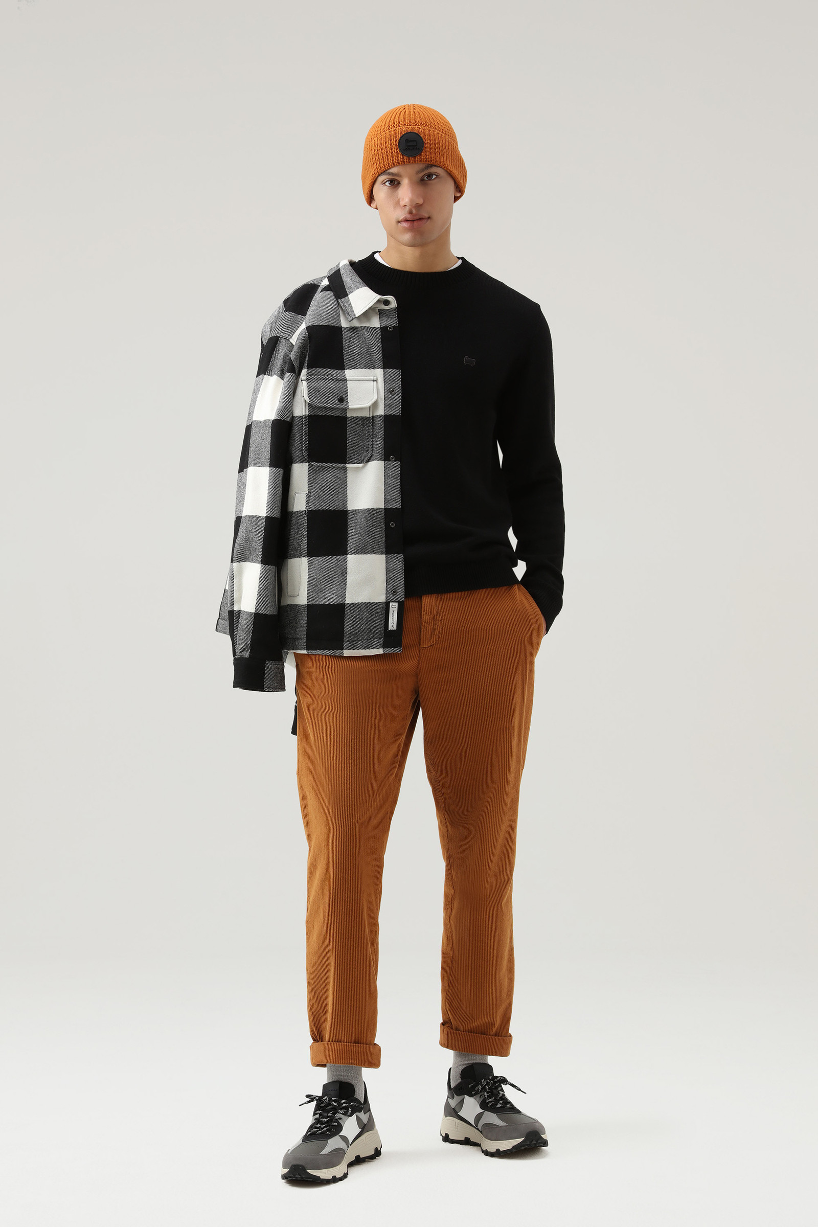 Chaqueta camisera acolchada Alaskan Check de lana reciclada blanco photo 2 | Woolrich