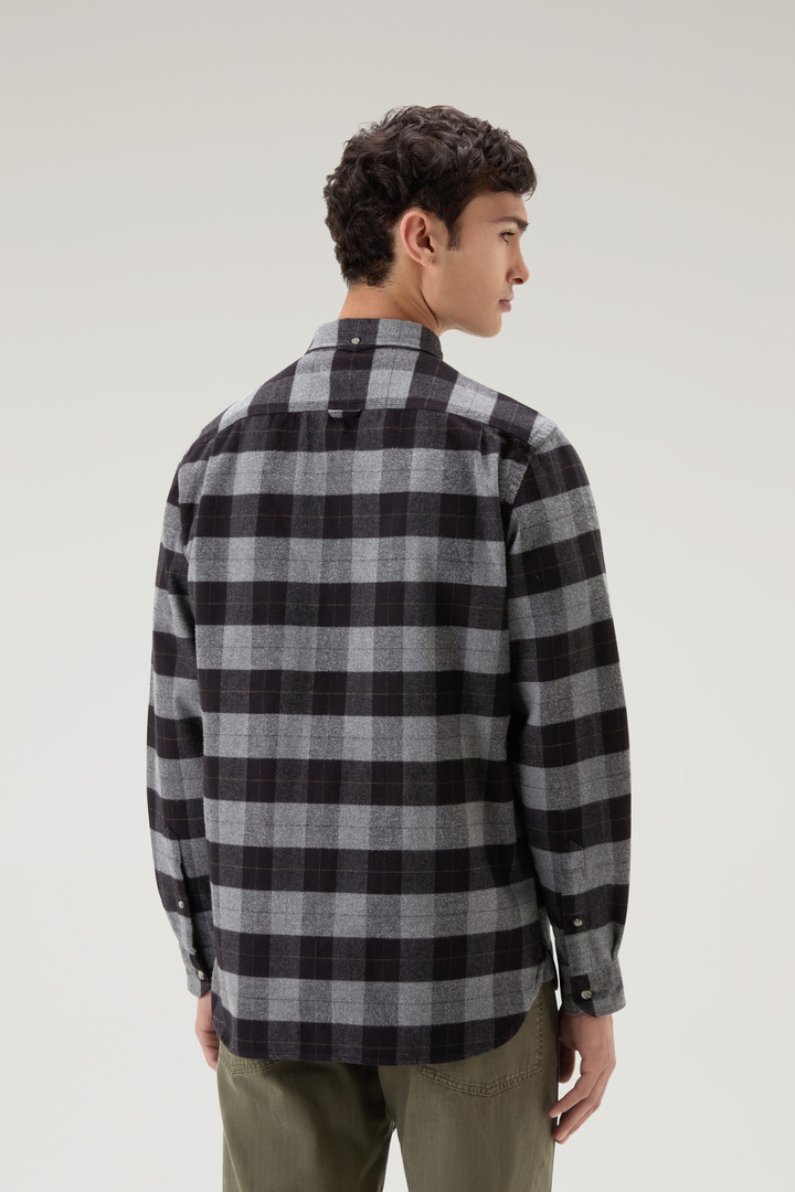 Traditional Flannel Check Shirt Gray photo 3 | Woolrich
