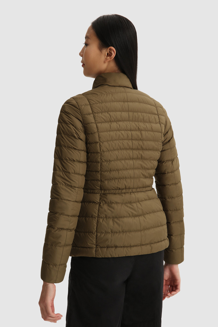 Hibiscus quilted jacket