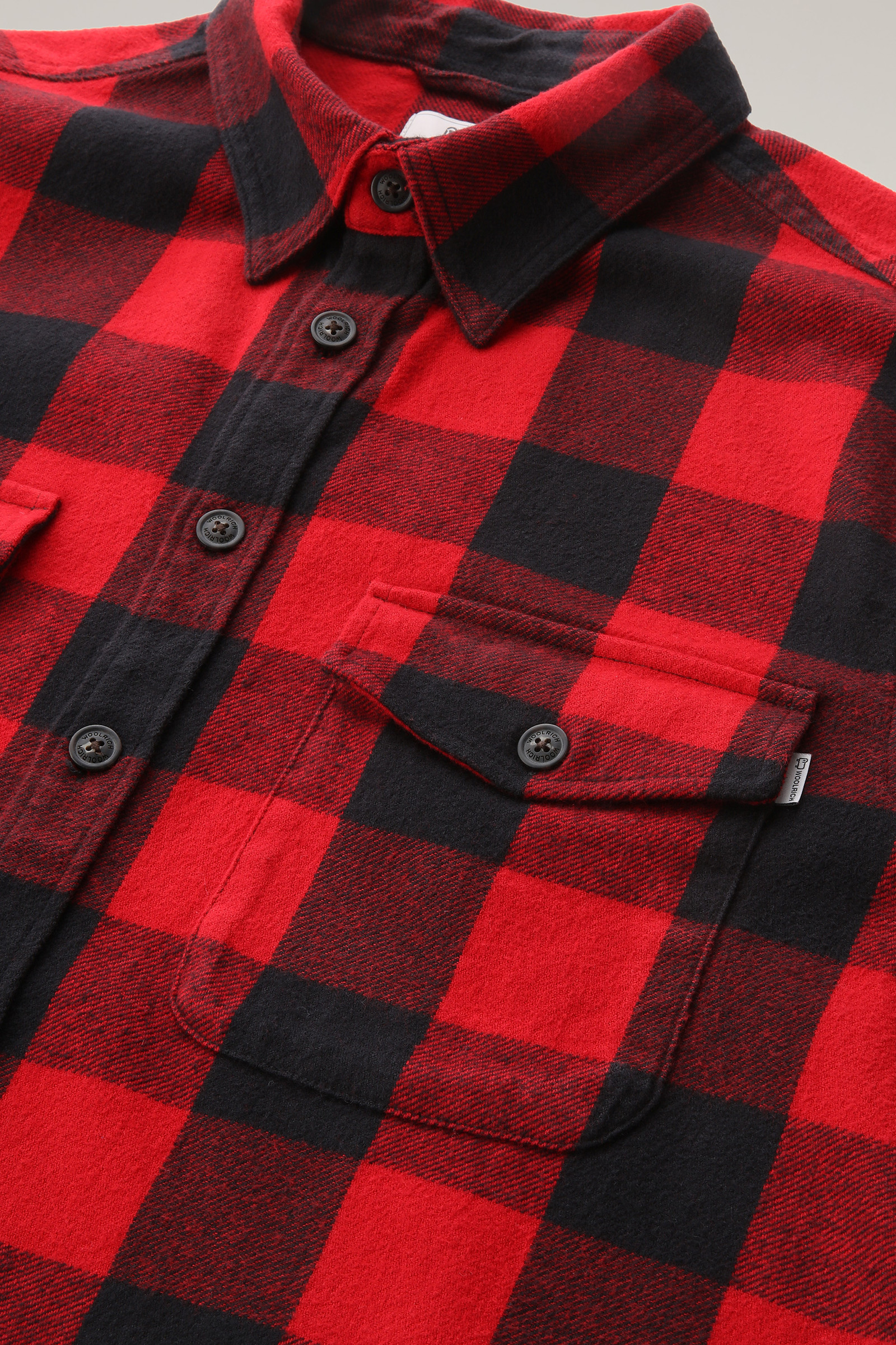 Men's Oxbow Flannel Check Shirt Red | Woolrich USA