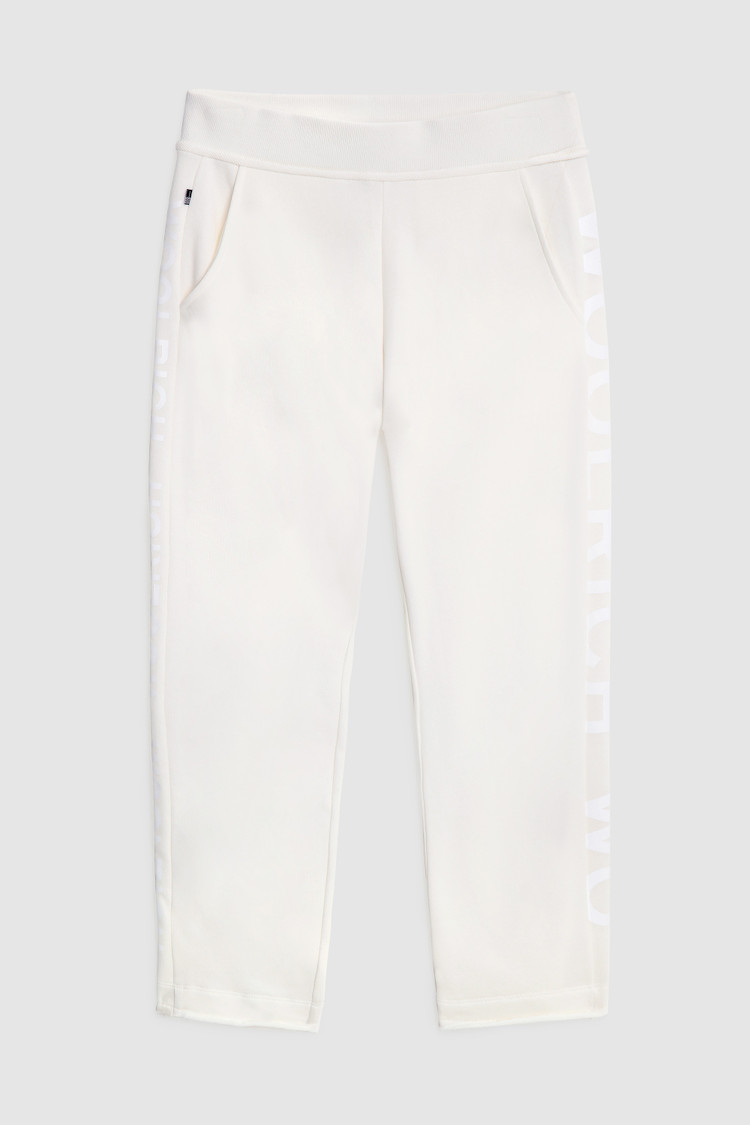 Printed logo fleece pant