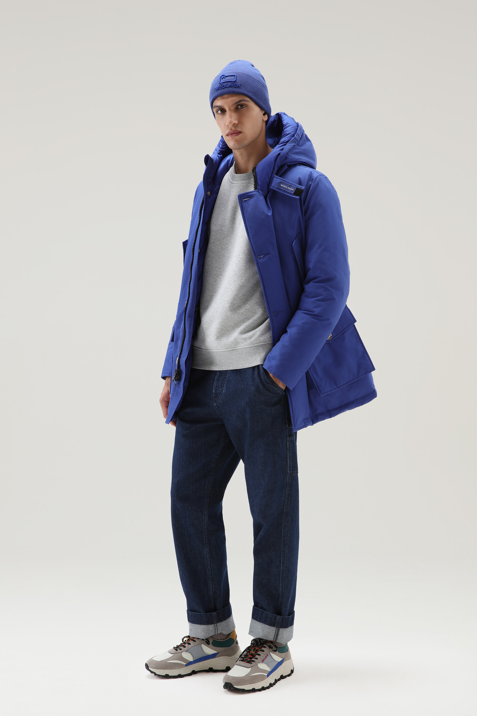 Light Classic Crewneck Sweatshirt Grey photo 2 | Woolrich
