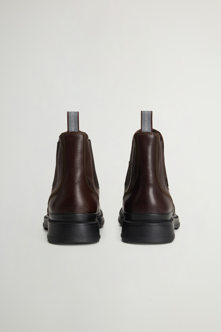 Bottines Stone Grove en cuir de vachette Marron photo 3 | Woolrich