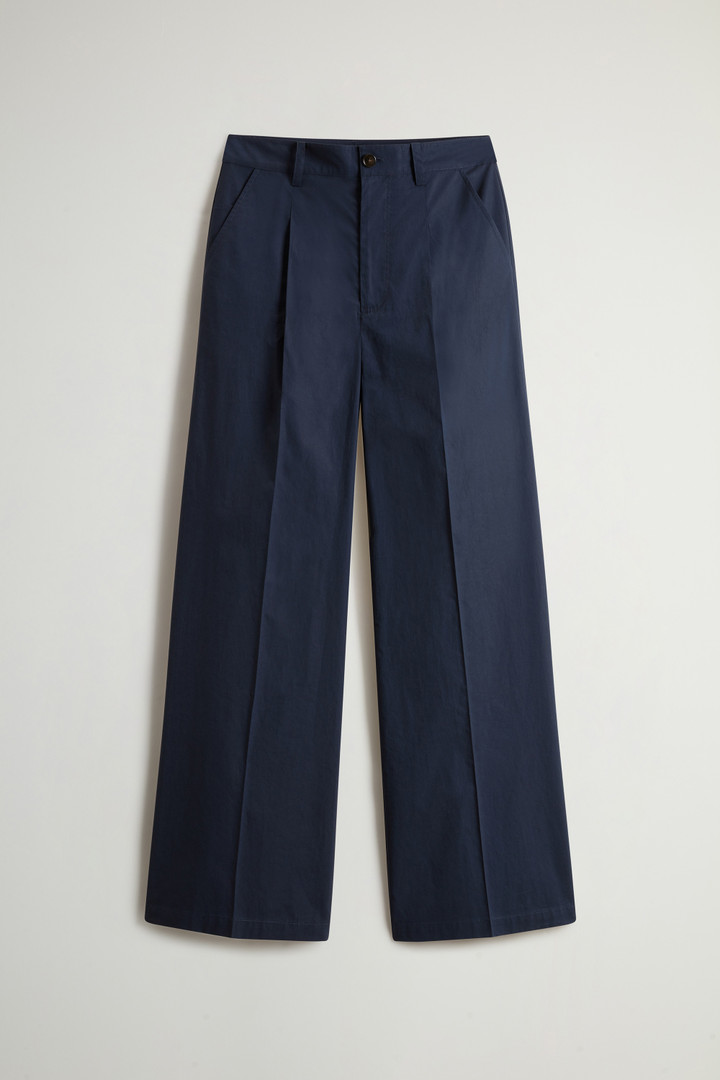 Pure Cotton Poplin Chino Pants Blue photo 4 | Woolrich