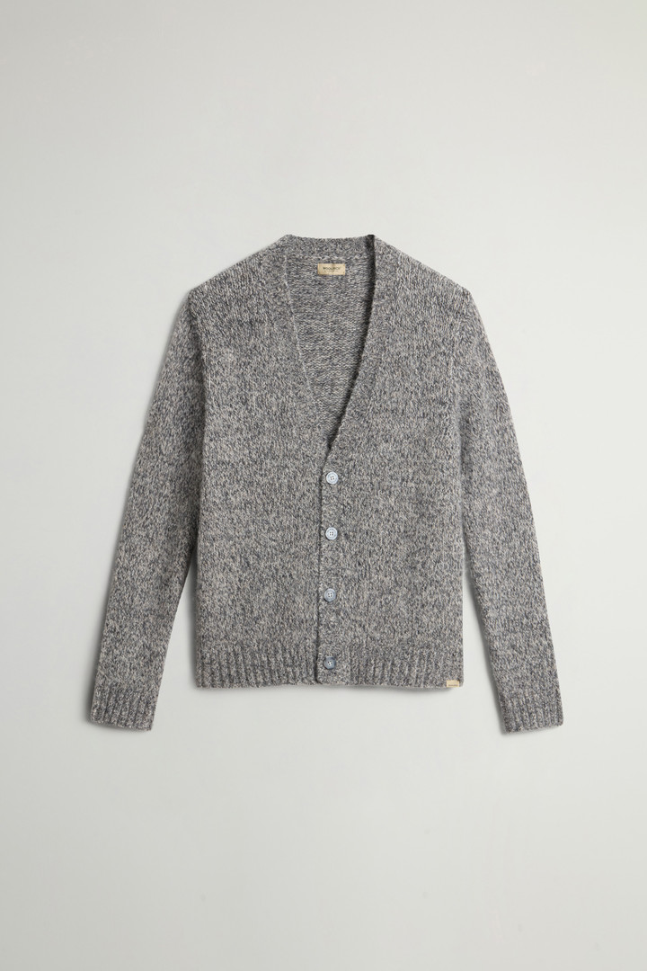 Cardigan aus Mouliné aus einer Alpaka-Woll-Mischung Grau photo 5 | Woolrich