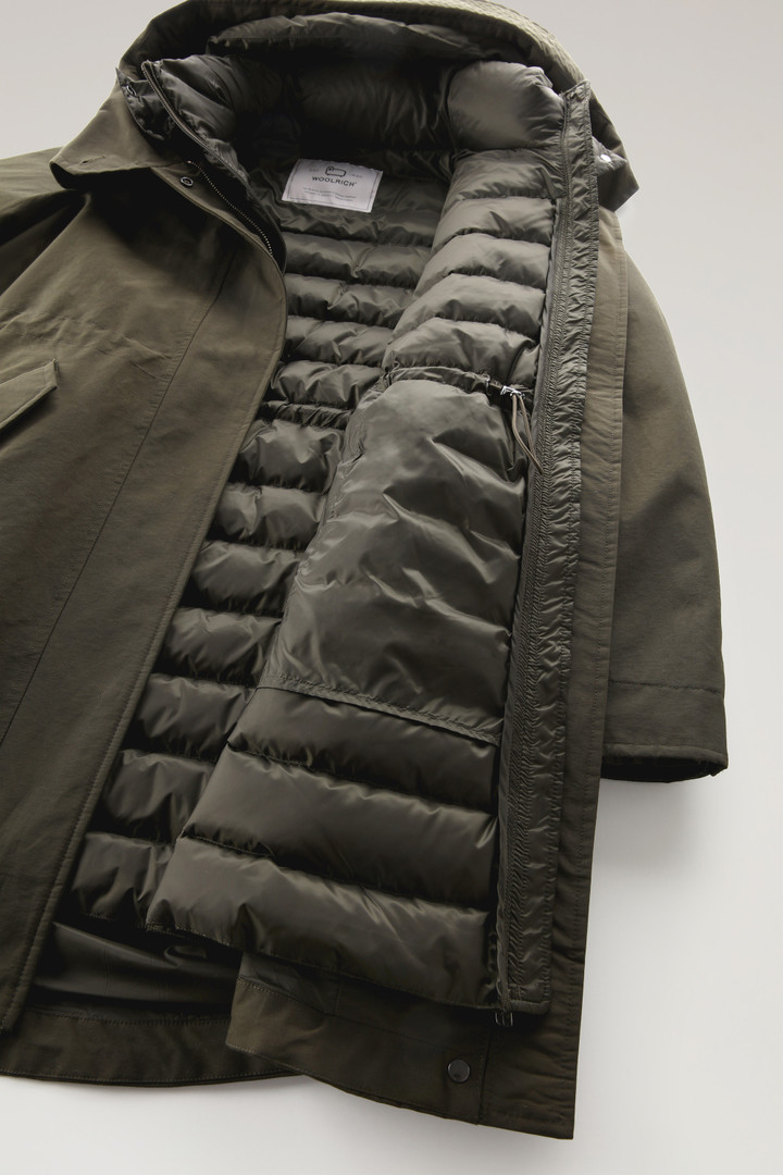 Long Military 3-in-1 Parka in Eco Ramar Green photo 6 | Woolrich