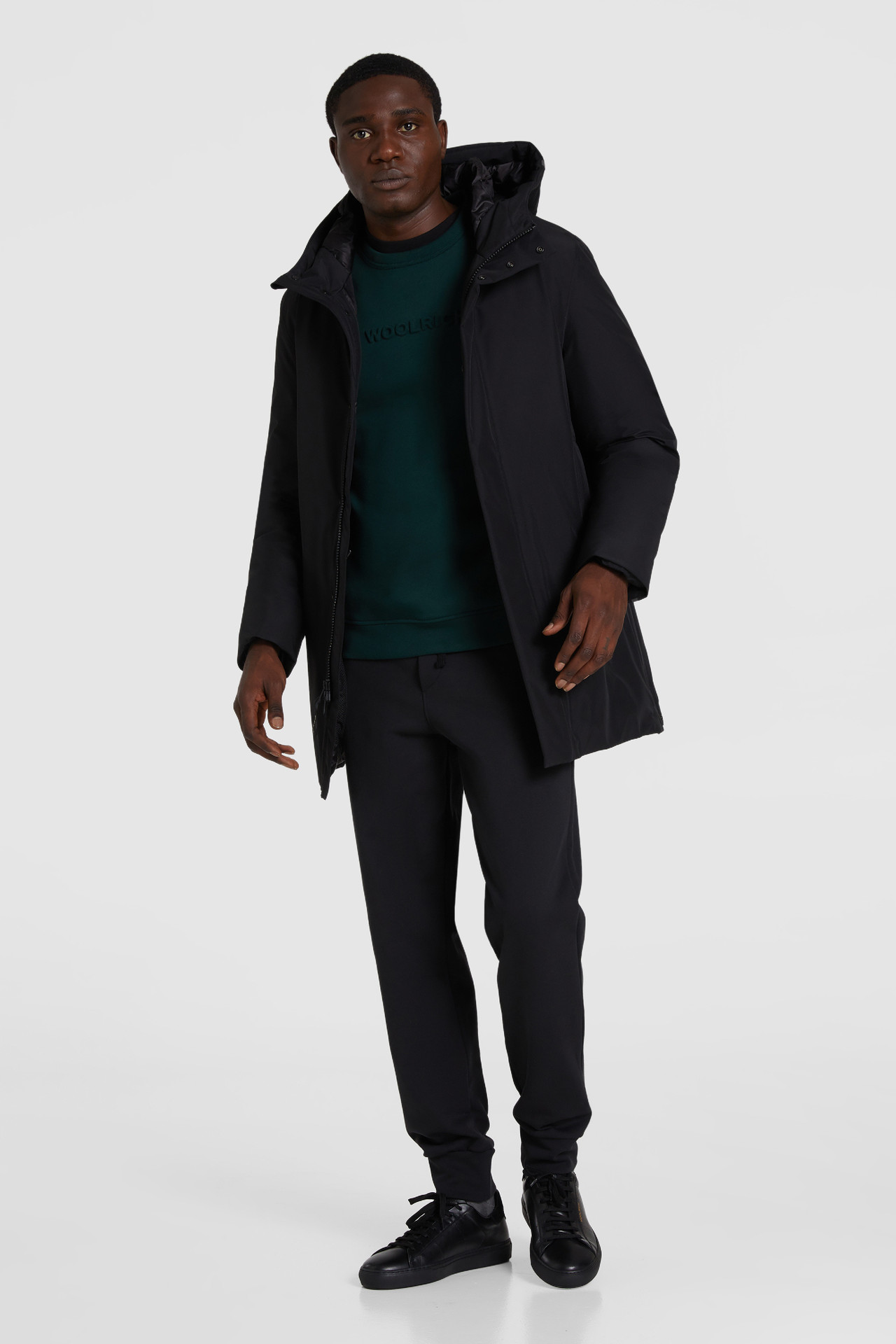 City Cappotto Con Cappuccio