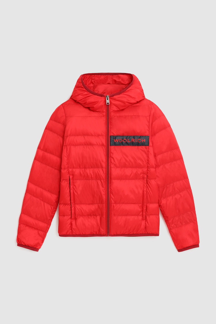 Chaqueta acolchada niño con capucha