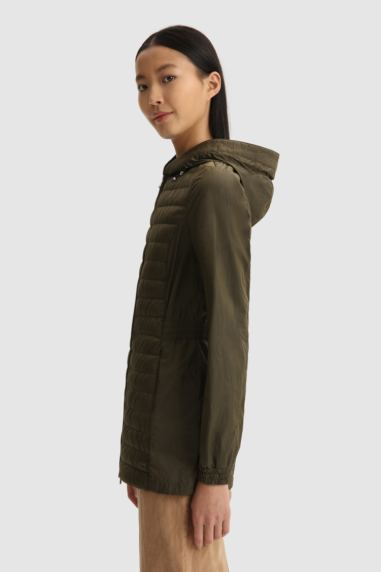Gewatteerde parka met capuchon Violet