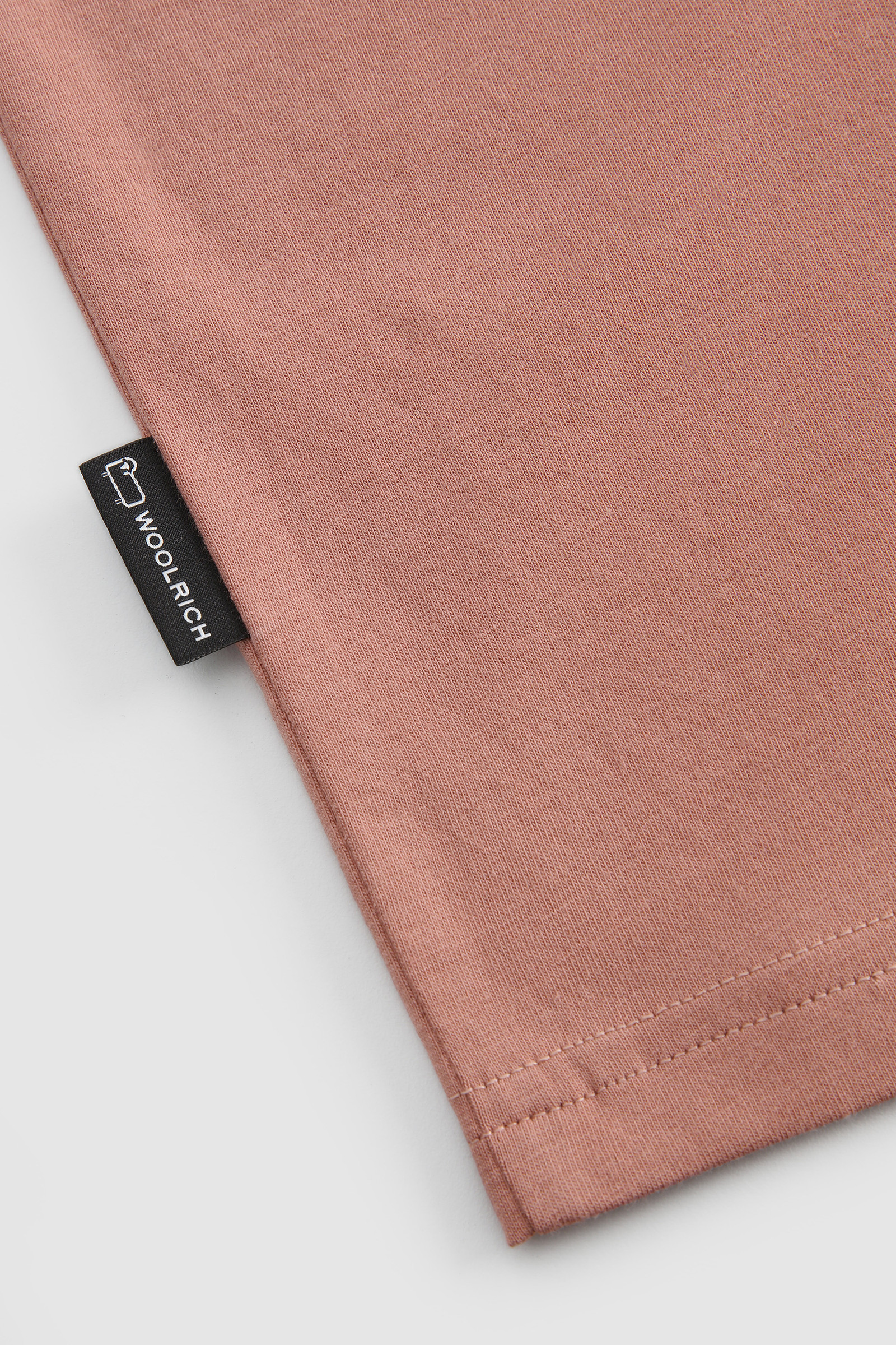 Macro Logo T-Shirt Pink photo 6 | Woolrich