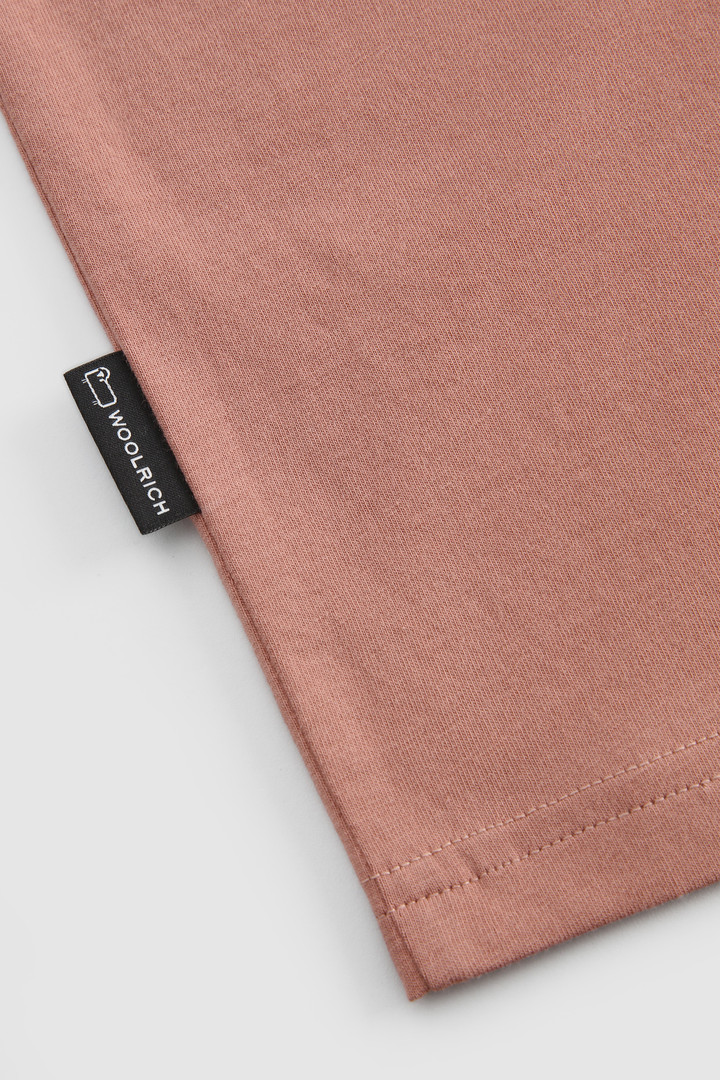 Macro Logo T-Shirt Pink photo 6 | Woolrich