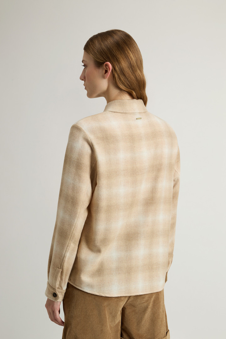 LIGHT SOFT WOOL SHIRT Beige photo 3 | Woolrich
