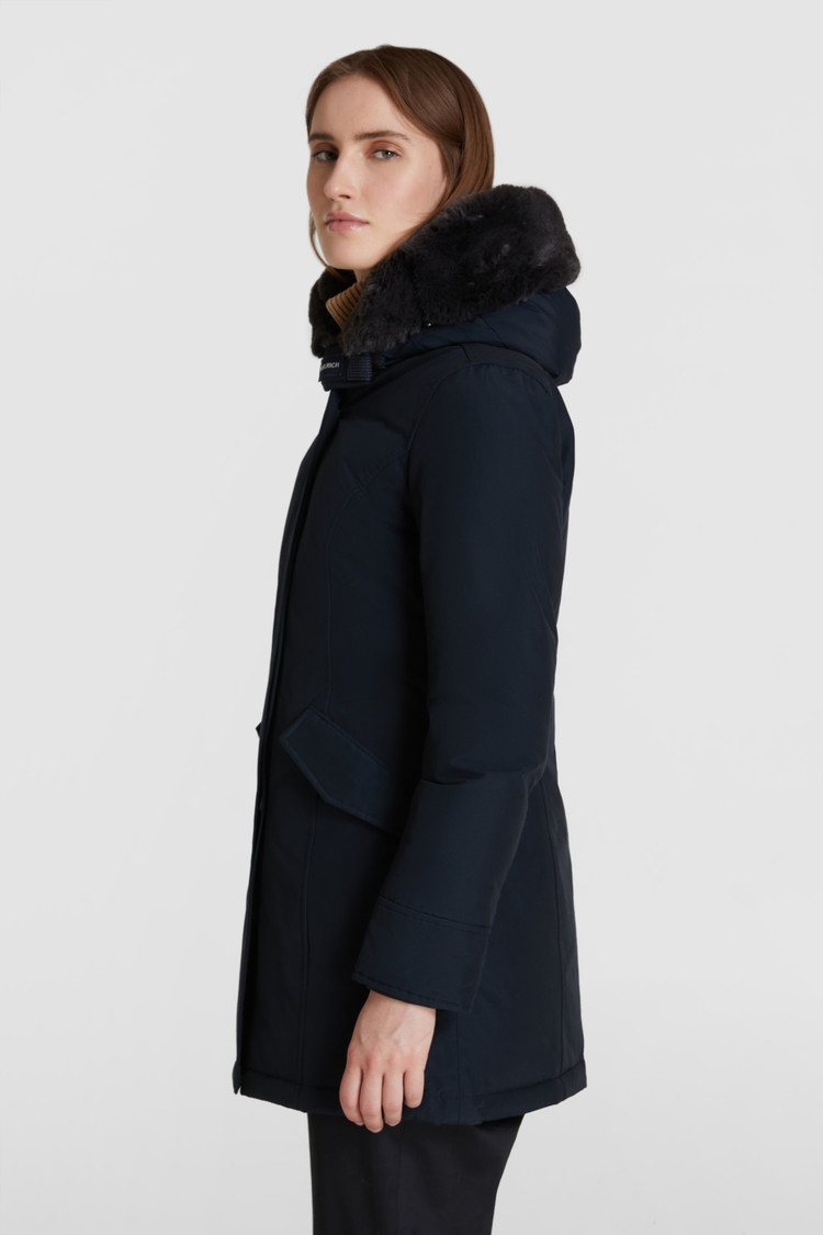 Beaker Parka with faux fur