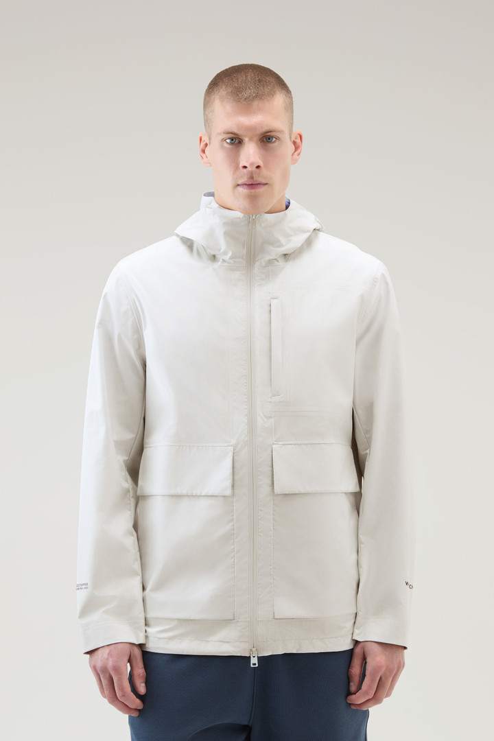 Mountain Jacket in Windstopper Gore-Tex White photo 1 | Woolrich