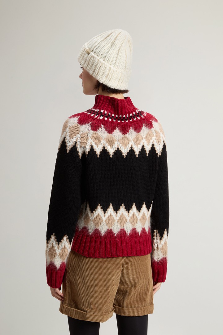 Trui met Fair Isle-patroon van wolmix en mohair Rood photo 3 | Woolrich