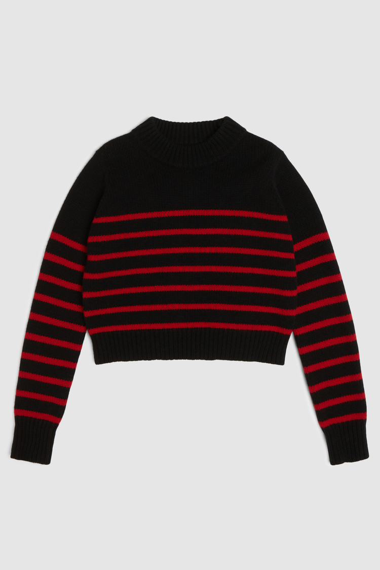 Kaschmirpullover mit Rundhalsausschnitt