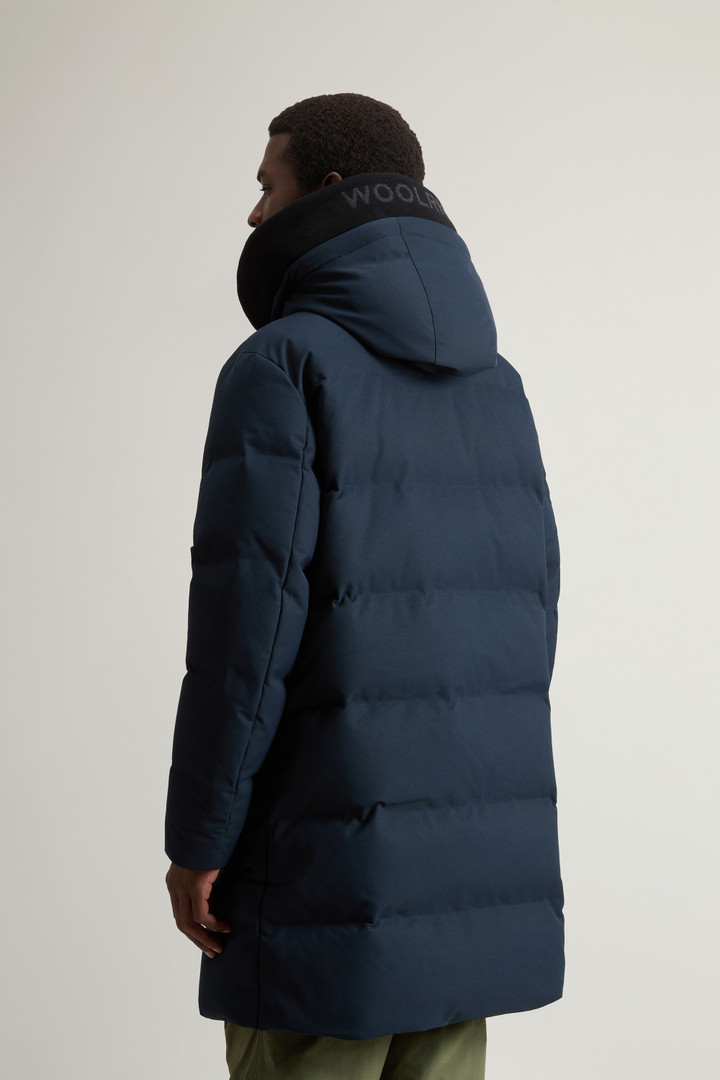 Parka with Detachable Wool Visor Blue photo 3 | Woolrich