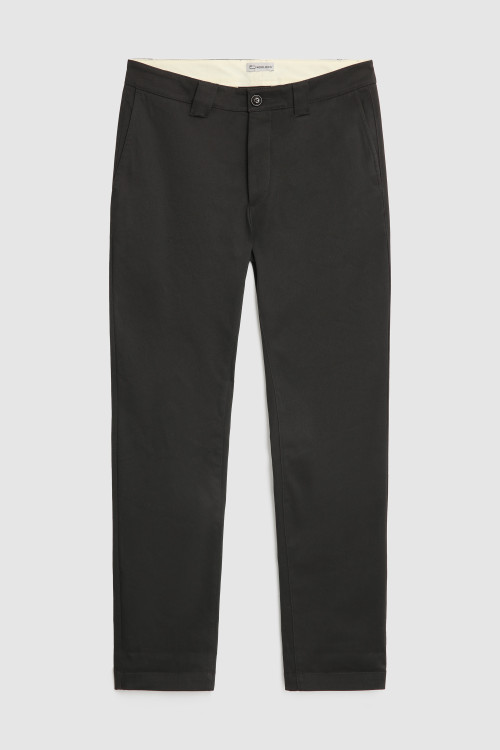 Amerikanische Chinohose aus Baumwolle Grau photo 2 | Woolrich