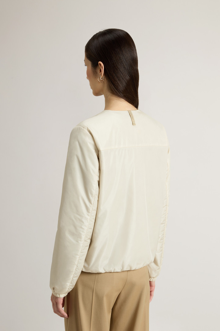 Crewneck Jacket in Nylon White photo 3 | Woolrich
