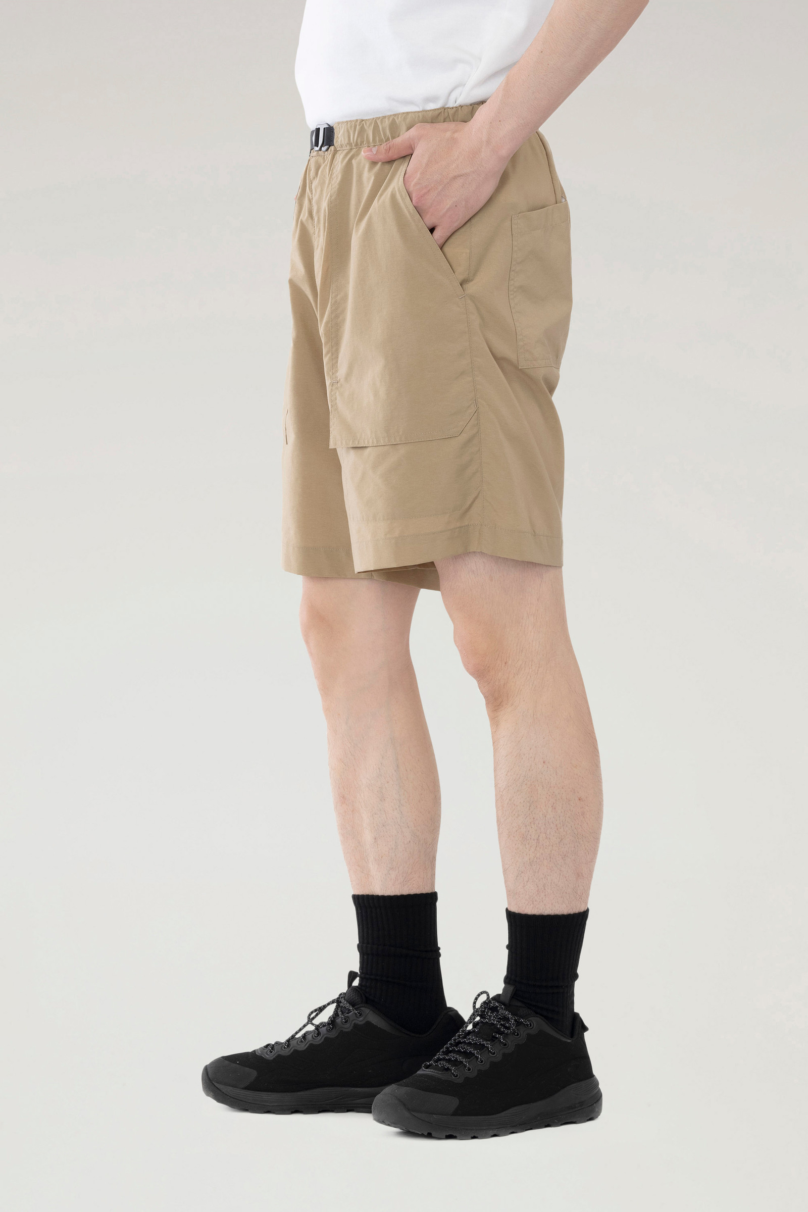 Ranch Shorts in Recycled Nylon Beige photo 2 | Woolrich