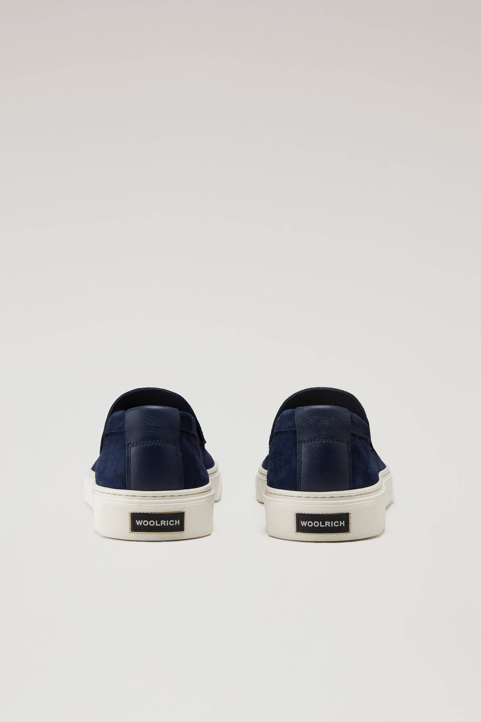 Mocassins à enfiler en daim blanc photo 3 | Woolrich