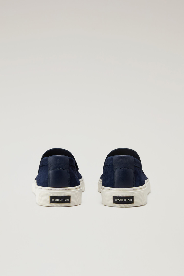 Slip-on Loafers in Suede Blue photo 3 | Woolrich