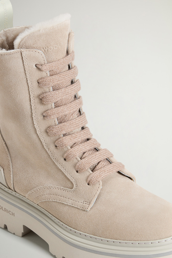 Suede Logger Combat Boots Beige photo 5 | Woolrich