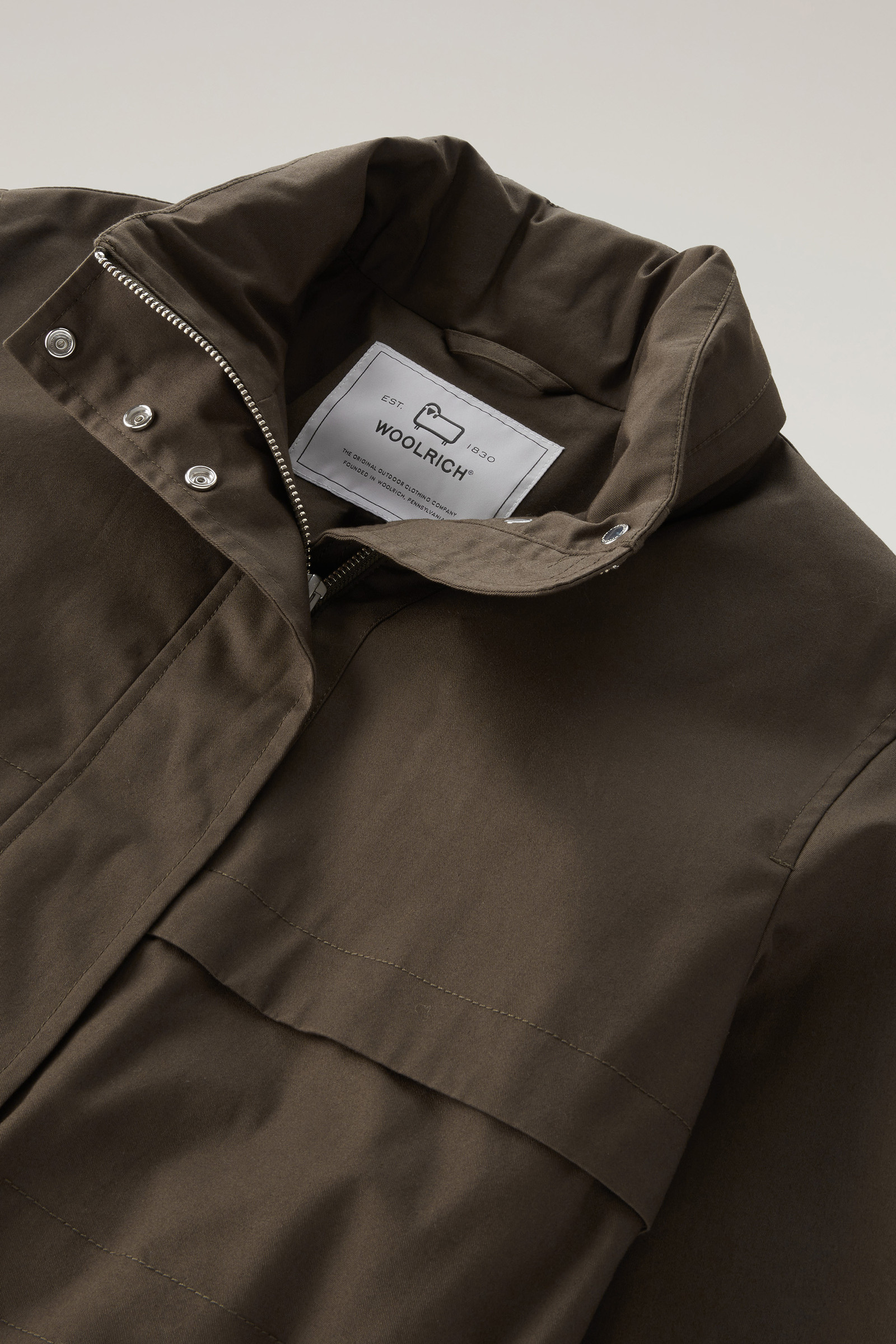 Havice Field Jacket with Foldable Hood Green photo 6 | Woolrich