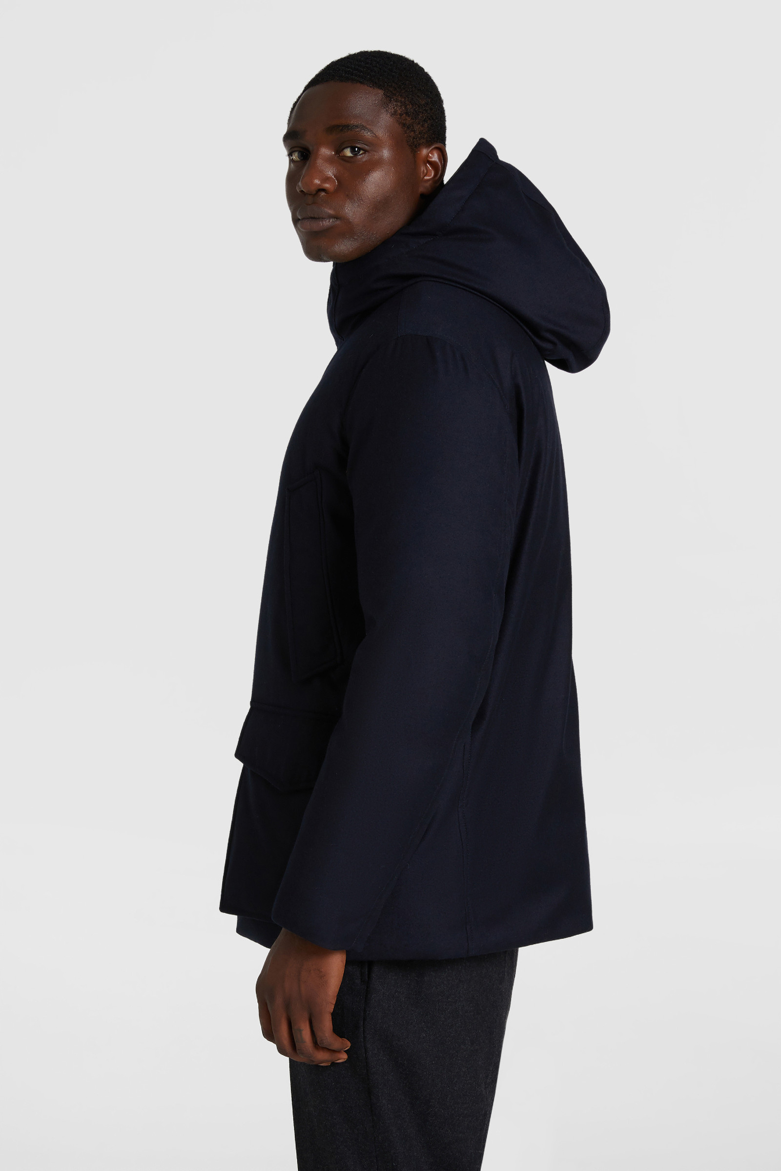 Mountain Parka van fijne wol