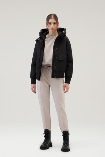 Arctic Bomber in Ramar Cloth Black | Woolrich