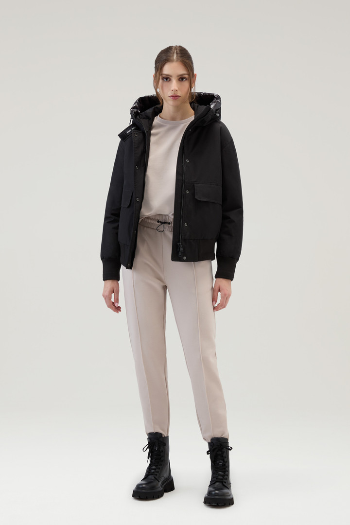 Arctic Bomber in Ramar Cloth Black photo 2 | Woolrich