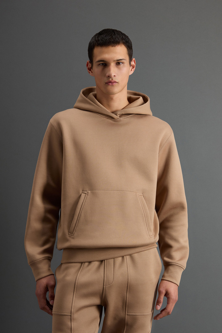 Wool-Blend Hoodie with Pouch Pocket by Todd Snyder Brown photo 1 | Woolrich