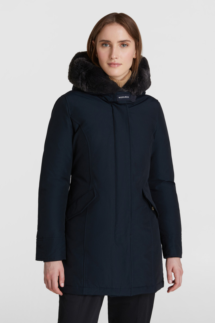 Beaker Parka with faux fur