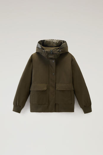 Arctic Bomber in Ramar Cloth Green | Woolrich