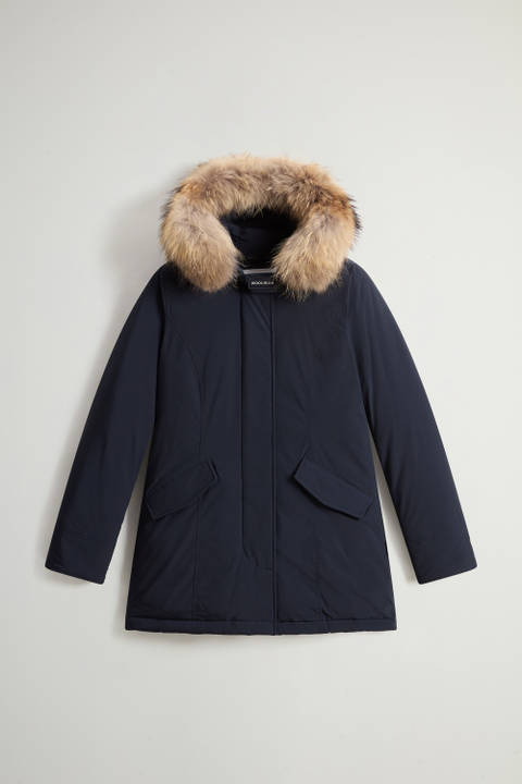 Arctic Parka aus Urban Touch mit abnehmbarem Pelz Blau photo 2 | Woolrich