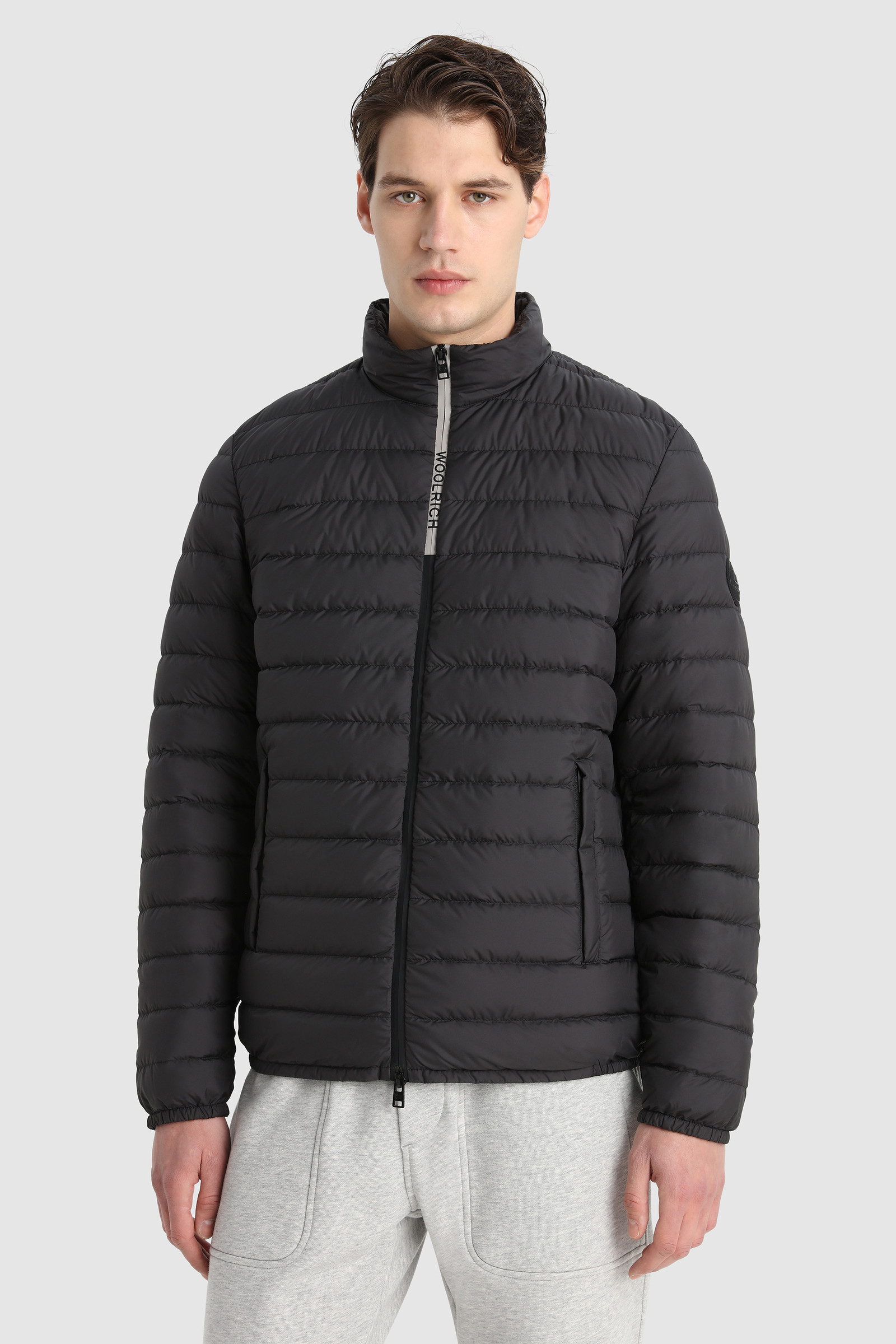 Sundance Padded Track Jacket Black | Woolrich
