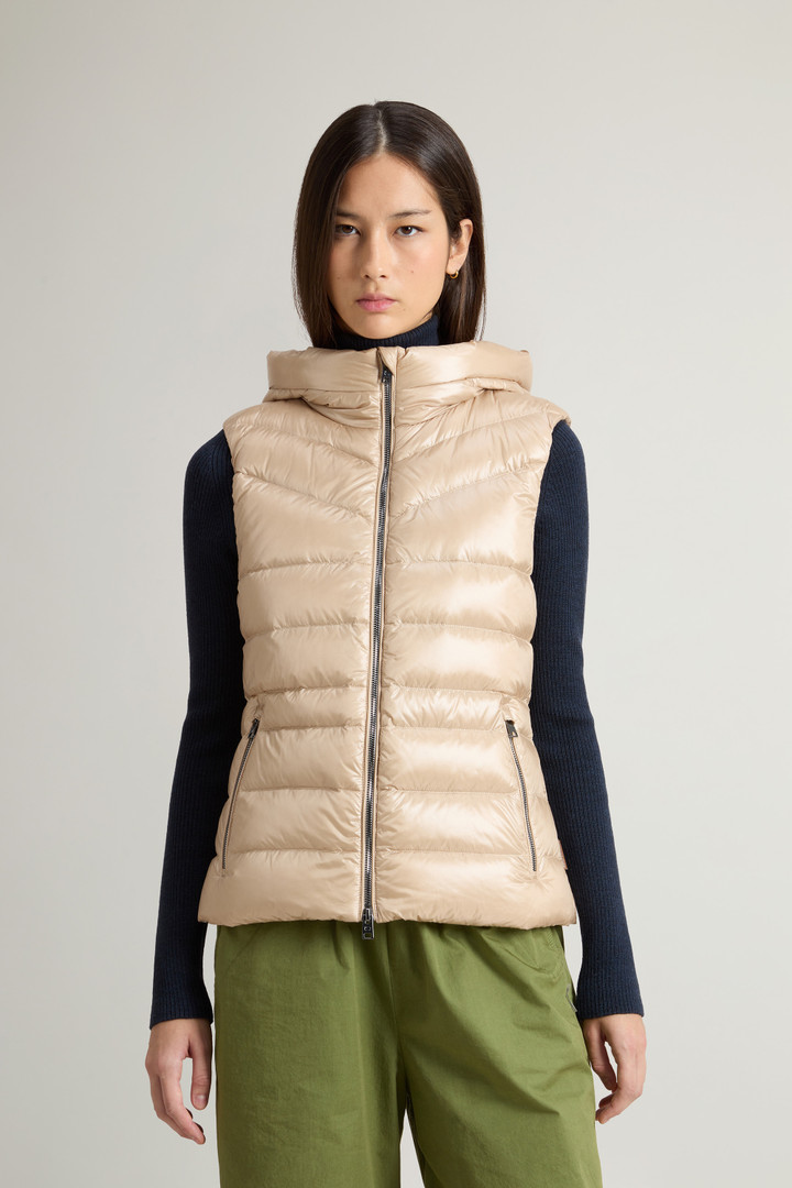 Woolrich Woman Aliquippa Padded Vest Khaki Size XXL