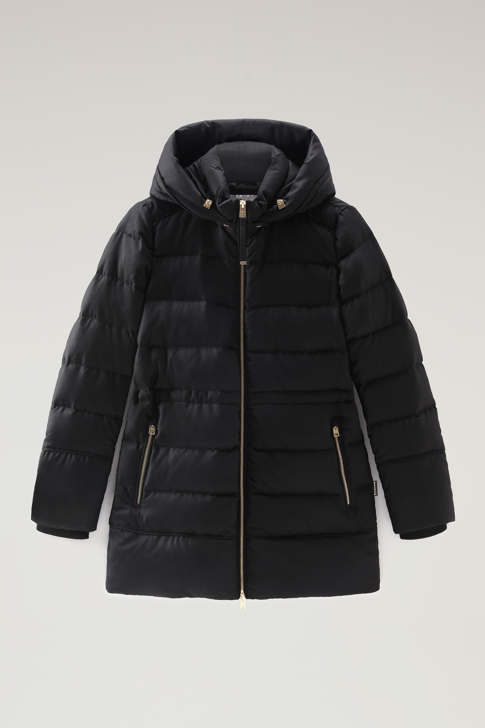 Vermelding Vernederen man Women's Luxury Parka Crafted with a Loro Piana Fabric in Wool and Silk  Blend Black | Woolrich USA
