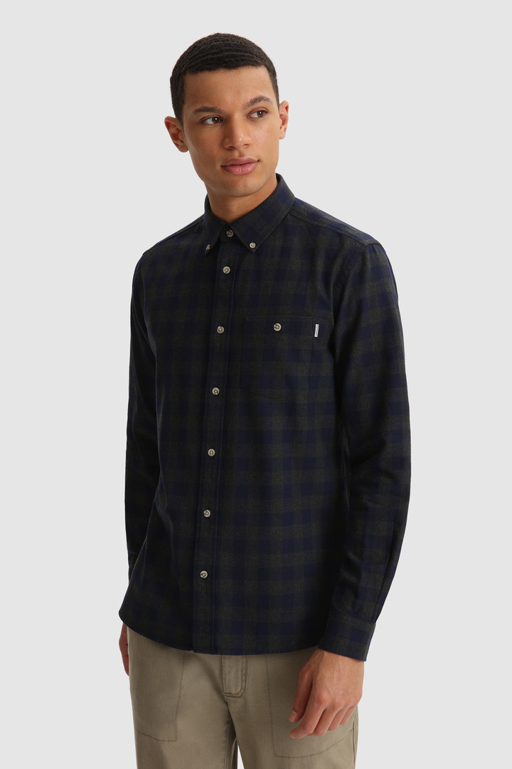 Camicia Traditional in flanella di cotone