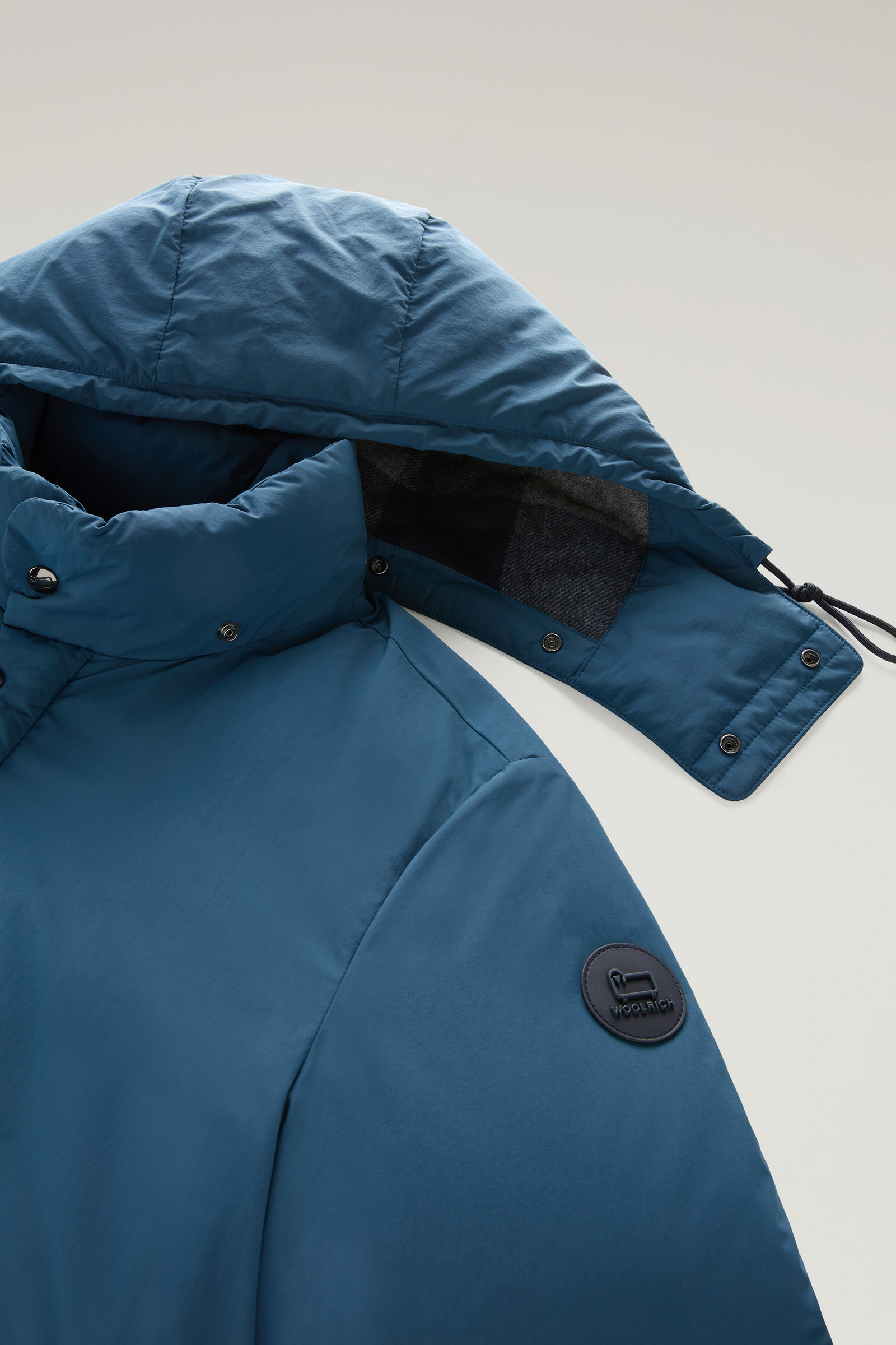 Aleutian Jacket in Taslan Nylon Blue photo 7 | Woolrich