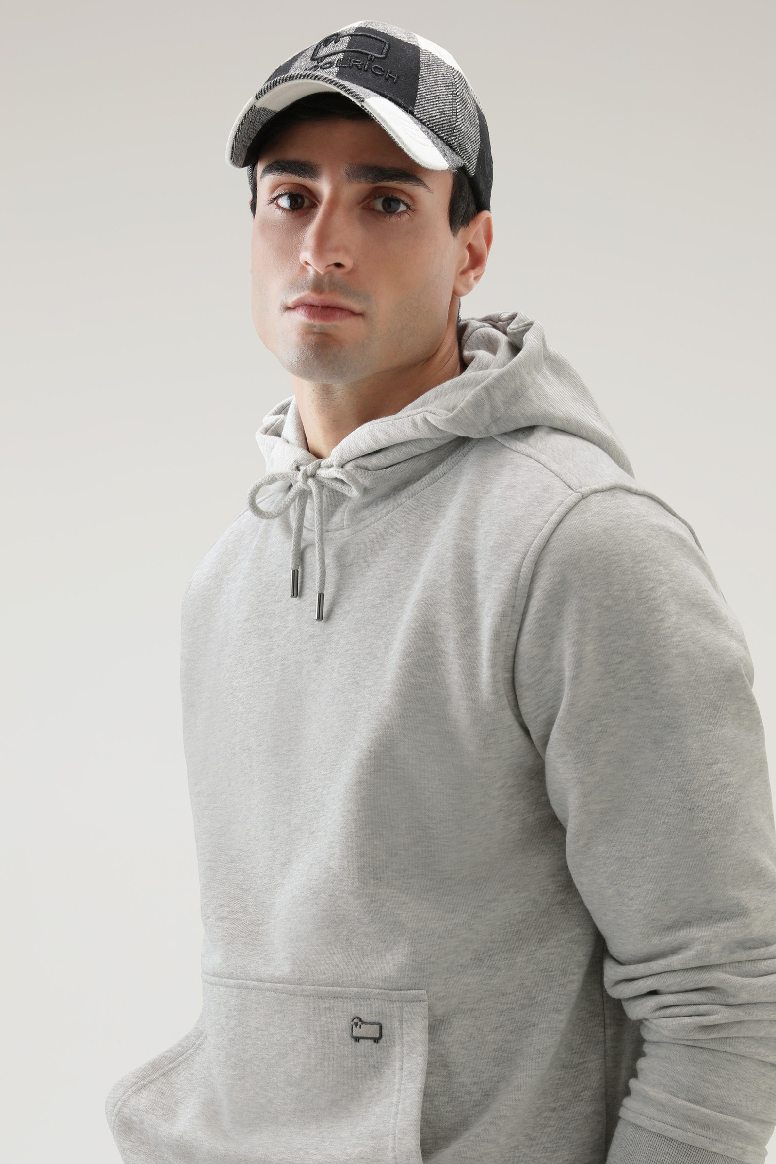 Unisex Light Classic Hoodie Grey photo 4 | Woolrich