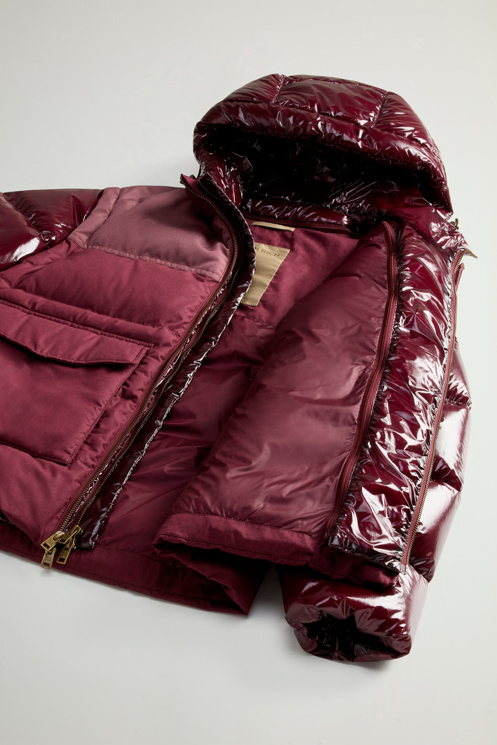 Hybrid Down Jacket with Removable Sleeves and Hood Red photo 6 | Woolrich